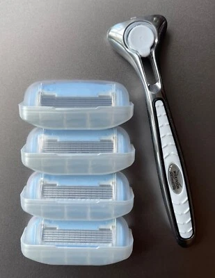 ESTRID Wilkinson Sword Quattro for Women compatible Sensitive 5 Blade Razor 4 8 12 pack