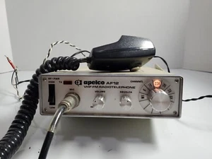 UNTESTED Apelco AF12 VHF-FM Radio Telephone Marine Japan - Powers On - Picture 1 of 13