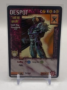 Wildstorms CCG Despot Ultra Rare Black Border Limited StormWatch WarGuard - Picture 1 of 2