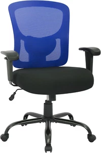 Big and Tall Office Chair 400Lbs Desk Chair Mesh Computer Chair with Lumbar Supp - Picture 1 of 12