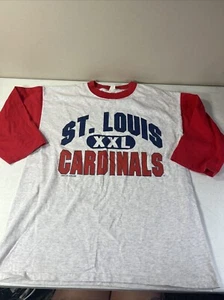 Vintage 1994 St Louis Cardinals Baseball Raglan Shirt Single Sticth Size XL(?) - Picture 1 of 12