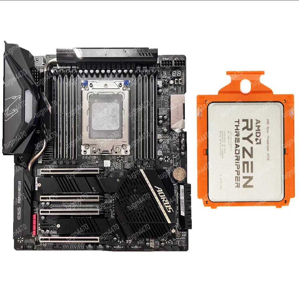 AMD Ryzen Threadripper 3970x + Gigabyte TRX40 AORUS MASTER combination- - Image 1 of 1