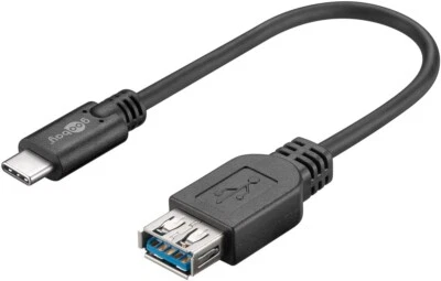 USB-C Adapter zu USB-A Buchse Kabel OTG Stecker für Samsung Handy Huawei Mac - Bild 1 von 4