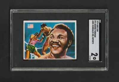 Rare 1979 Quelcom Ases Mundiales Big GEORGE FOREMAN!  ~~  Nice SGC graded card! - Image 1 of 3