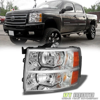 Faros de repuesto originales para Chevy Silverado 1500 2007-2013 lado del conductor izquierdo Foto 1 de 4
