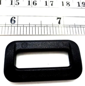 Conector de bucle de correa de ajuste ancho de 25 mm, 1" para correa de correa ¡Plástico negro duradero! - Imagen 1 de 11