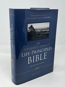 The Charles F. Stanley Life Principles Bible by Charles Stanley (2013,... - Foto 1 di 11