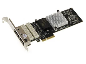 Karte Pcie 10 100 1000 Quad Gigabit Ethernet Chipsatz I350AM4 LBP Lan Bypass - Bild 1 von 4