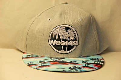 (New) Zoo York West49 Logo of Palm Trees Island O/S One Size Youth Baseball Cap - Изображение 1 из 4