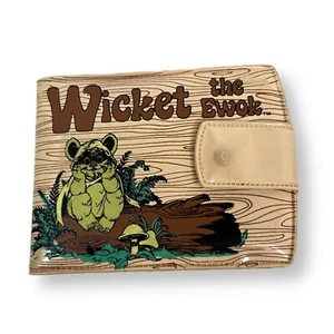 Vintage 1983 Star Wars Wicket the Ewok Wallet Return of the Jedi RARE - Picture 1 of 7