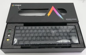 NEW Kemove DK61 Shadow Bluetooth Gateron Red Switch Mechanical Gaming Keyboard - Picture 1 of 3