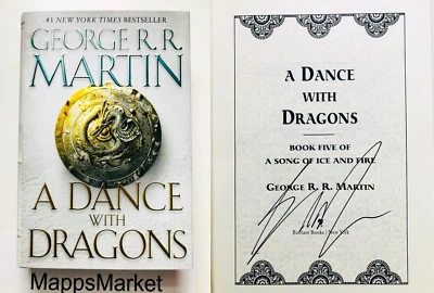 A Dance with Dragons (A Song of Ice and Fire #5) SIGNED by George R.R. Martin HC - Image 1 of 4