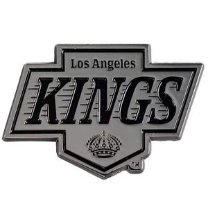 Logo Los Angeles Kings Premium emblema auto in metallo massiccio - Foto 1 di 2