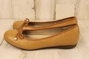 NEU Gold Toe Damengröße 8 Antikgold Ballerinas - Bild 1 von 11