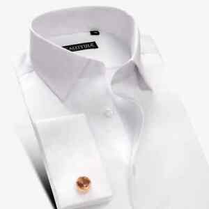 Long Sleeve Men Tuxedo Wedding Shirt High Quality Dress Shirt with Cufflinks New