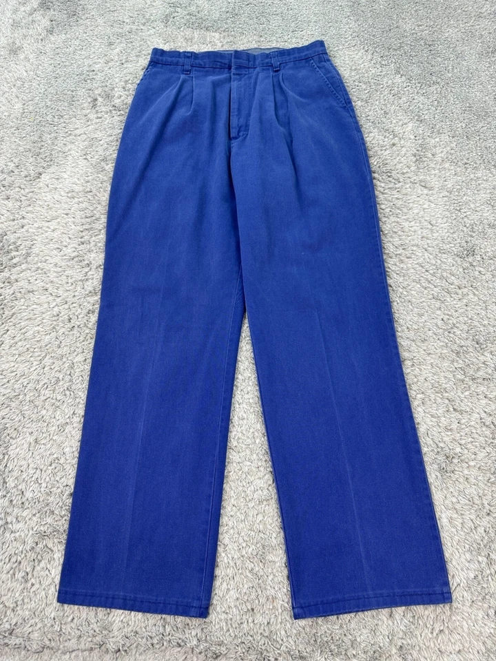 Pantalones VF Imagewear para mujer 12R azul marino plisado uniforme utilitario pantalón de trabajo EE. UU. Foto 1 de 4