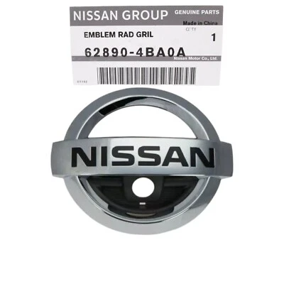 ✅Genuino✅ Logotipo emblema de rejilla frontal con orificio para cámara ⭐OEM⭐ Rogue 14-16 Murano 15-23 Foto 1 de 2