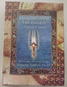 Oracle Cards 1999 Doreen VirtueHealing with the Angels Buch & 44 Kartendeck Sehr guter Zustand - Bild 1 von 6