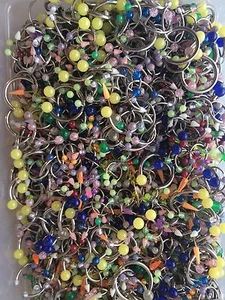 SPECIAL 100+ Body Jewelry Tongue Lip Eyebrow Barbell Stud Piercing - MIX #3 - Picture 1 of 7