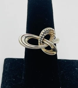 Lagos Caviar Sterling Silver Pirouette Ring Size 7 - Picture 1 of 7