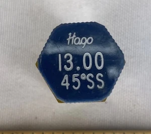 Hago 13.00 45 Degree SS Oil Burner Nozzle New Sid Harvey’s Delavan. New - Picture 1 of 7
