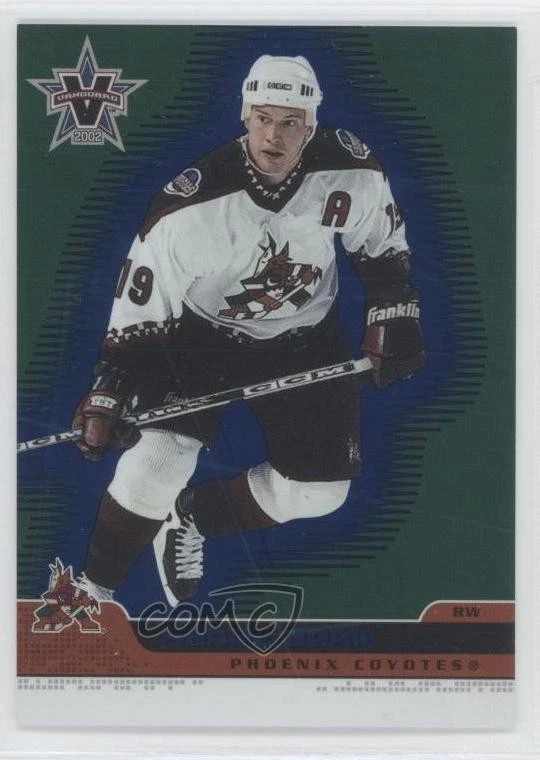 2001-02 Pacific Vanguard Blue Missing Serial Number Shane Doan #76 - Image 1 of 2