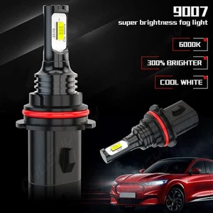 Clear and Even Lighting with 9007 HB5 CSP LED Headlight Bulbs in Super White - Picture 1 of 12