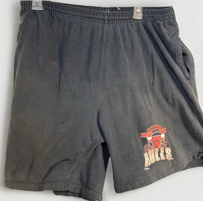 Pantalones Cortos Deportivos De Colección Años 90 NBA Chicago Bulls Baloncesto Niños Grandes XL Campeones Nacionales Foto 1 de 4