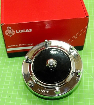 W11048 Hupe LUCAS Horn Altette 6 Volt HF1234 Norton BSA Triumph Velocette Ariel - Image 1 of 4