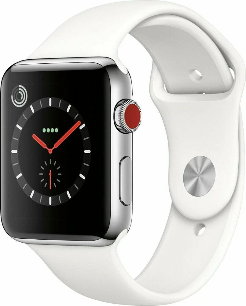 Apple Watch Series 3 Stainless Steel Case Smart Watches for iOS