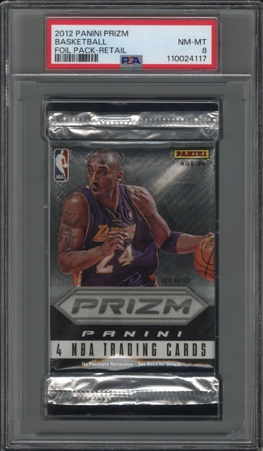 2012-13 Prizm NBA Basketball Retail Foil Pack PSA 8 - Image 1 of 2