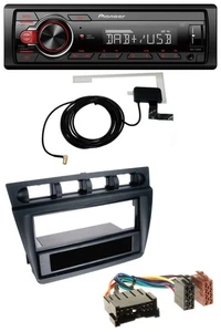 Pioneer 1DIN MP3 DAB USB AUX Autoradio für Kia Picanto (ab 2006) - schwarz - Bild 1 von 9