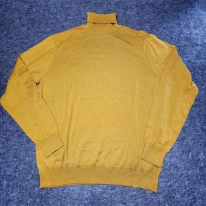 Herren Suitsupply Merinowolle Gold Senf Pullover Rollkragenpullover XXL - Bild 1 von 7