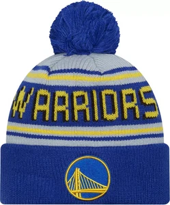 Golden State Warriors NBA Blue Adult NEW ERA Cheer Knit Winter Hat - Picture 1 of 2