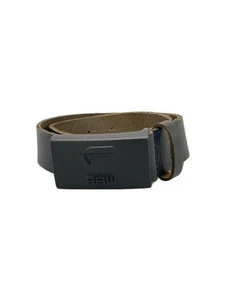 G-STAR RAW Belt Leather BLK Plain Men's - Picture 1 of 5