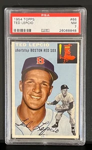 1954 Topps Ted Lepcio #66 PSA7 - Bild 1 von 2