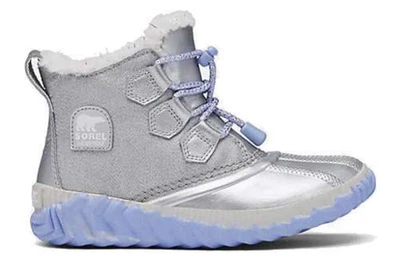 Botas Sorel X Disney Out N About Frozen 2 plateadas imitación piel de oveja talla 3/4 nuevas sin caja Foto 1 de 3