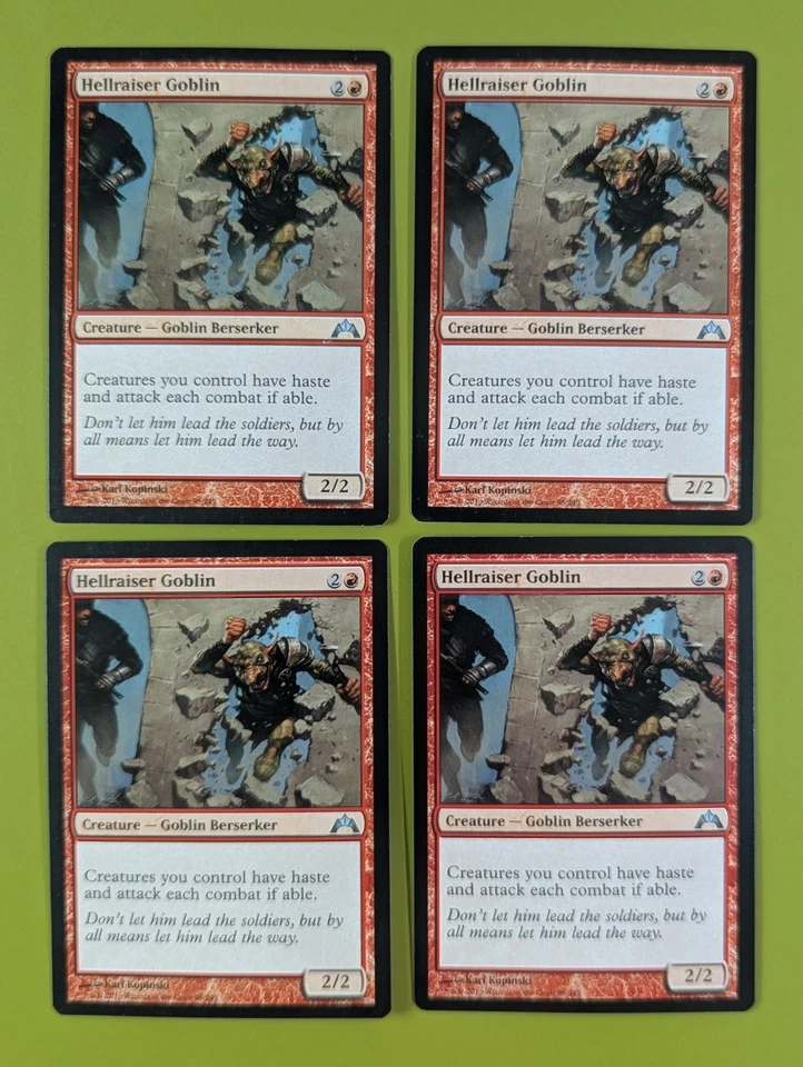 Hellraiser Goblin x4 Gatecrash 4x Playset Magic the Gathering MTG - Image 1 of 1
