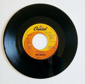 The Knack - My Sharona/Let Me Out 45 7" POP ROCK Record Capitol No PS - Picture 1 of 2