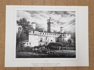 Castello di Macello Pinerolo Monarchia di Savoia Enr. Gonin F.lli Doyen Ristampa - Picture 1 of 1