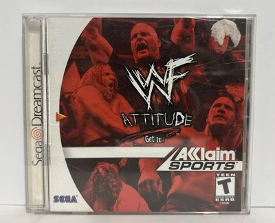 WWF Attitude (Sega Dreamcast, 1999) Complete Tested Fast Shipping - Image 1 of 3