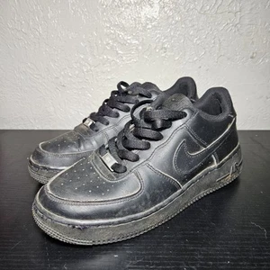 Nike Air Force 1 LE (GS) Black/Black Youth Size 7Y DH2920-001 Low Triple Black - Picture 1 of 6