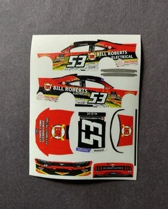 2025 Mason Maggio #53 Bill Roberts Electrical 1/64 Peel & Stick Decals - Picture 1 of 1
