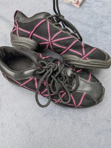 Capezio Dance Shoes Black And Pink Size UK 4 - Picture 1 of 4