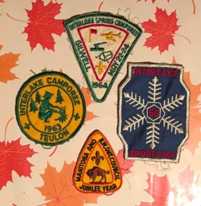 Scouts Canada Manitoba 1963, 1964 ,1965 Gilwell, Interlake, N.W. Ontario used - Picture 1 of 3
