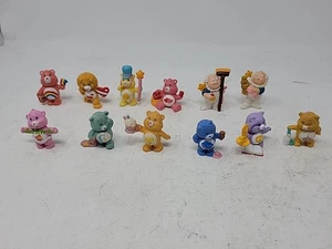 Vintage Care Bear Miniatur Figuren 2" 12 Stück 80er Jahre schmutzig gereinigt - Bild 1 von 17