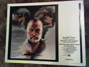 ISLANDS IN THE STREAM 1977 ORIGINAL HALF SHEET G SCOTT - Picture 1 of 1