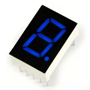 10 × blau 0,5 Zoll sieben 7 Segmente Display gemeinsame Kathode LED Digital Nummer 1 Bit - Bild 1 von 8