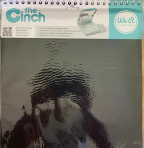 2 Pak We R Memory THE CINCH DESIGNER BOOK BOARD 4 12x12 BLACK scrapbook Cartoon - Picture 1 of 3