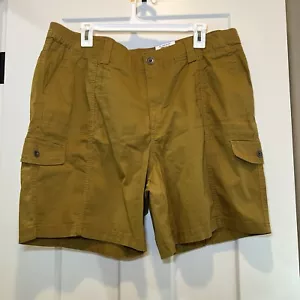 Style & Co NWT Woman Size 18 Barley Brown Relaxed Bermuda Length Cargo Shorts - Picture 1 of 11